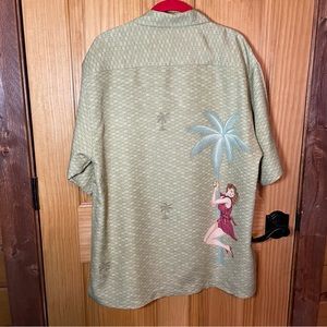 Tommy Bahama Vintage Collectible 100% Silk Camp Shirt